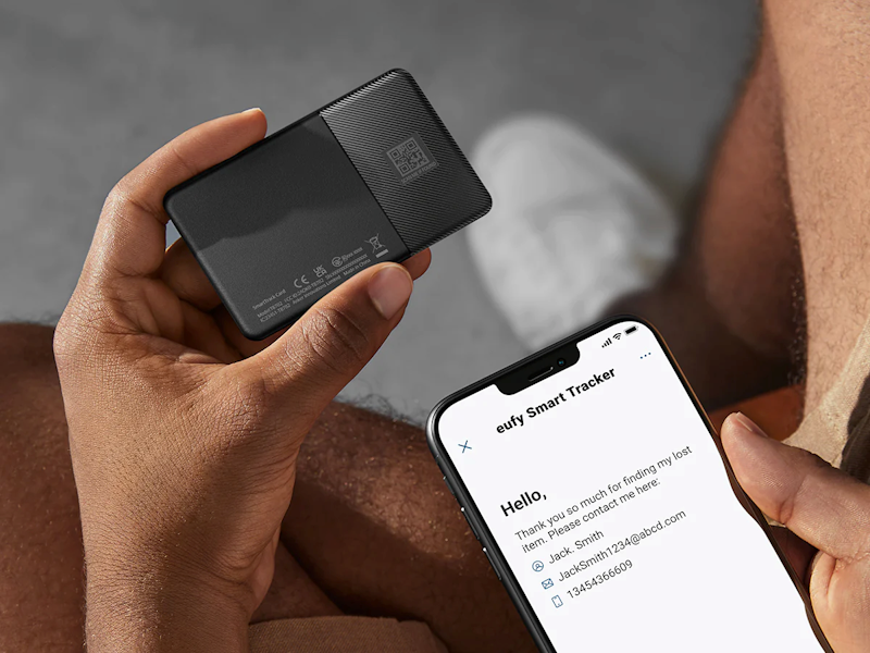 Anker eufy card locator black