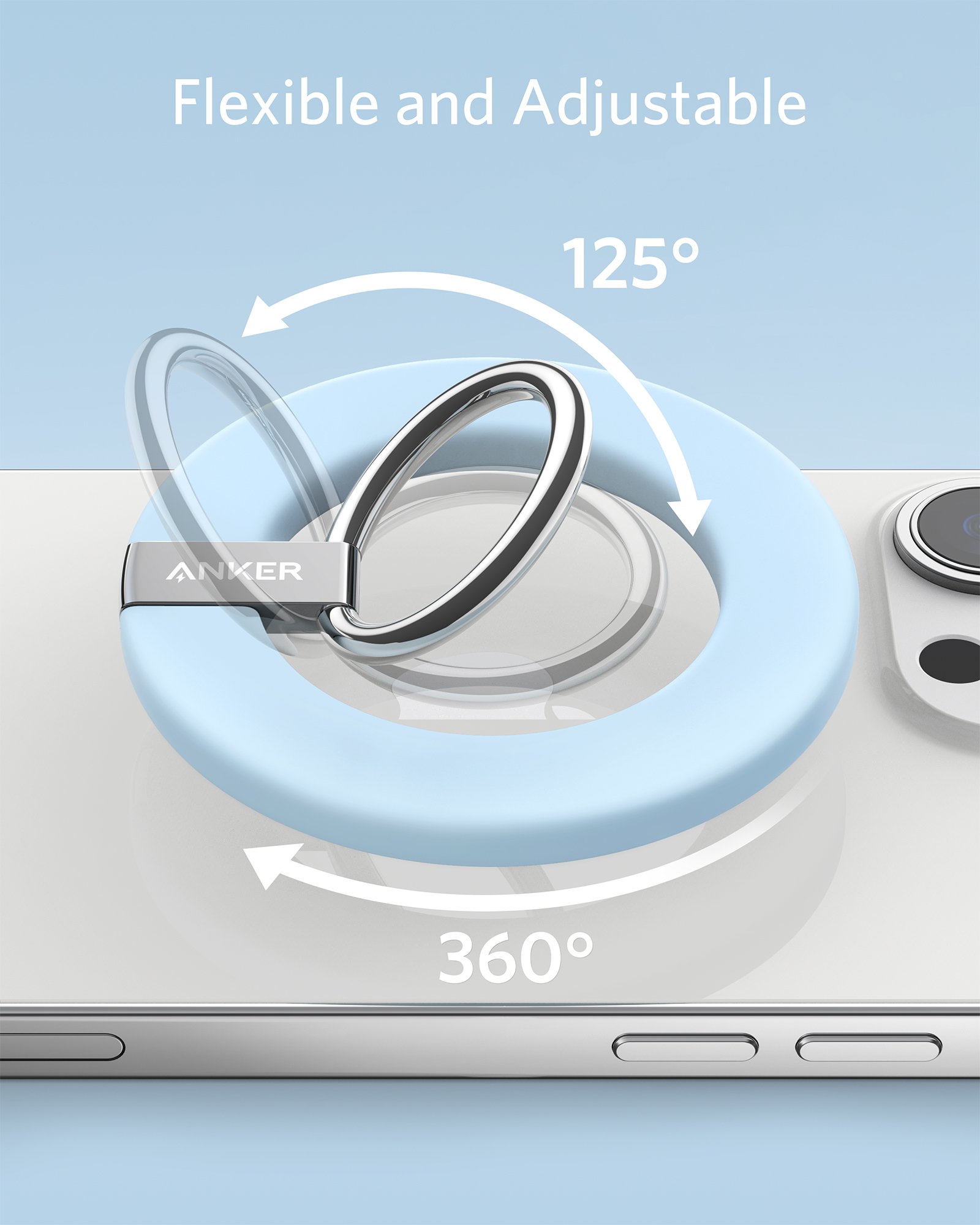 Anker Mag Go Ring Holder, Blue (A25A0G31) TSBOHEMIA.CZ