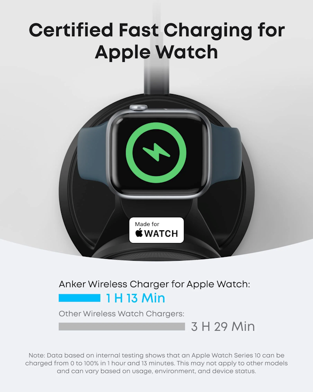 Anker MagGo B25M4 15W bezdrôtová nabíjačka čierna