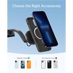 Anker PowerWave Mag Go Car Charging Mount, Black