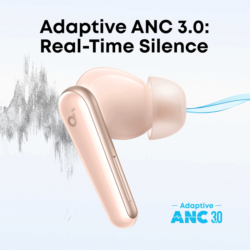 Anker soundcore Liberty 5 Bluetooth slúchadlá ružové