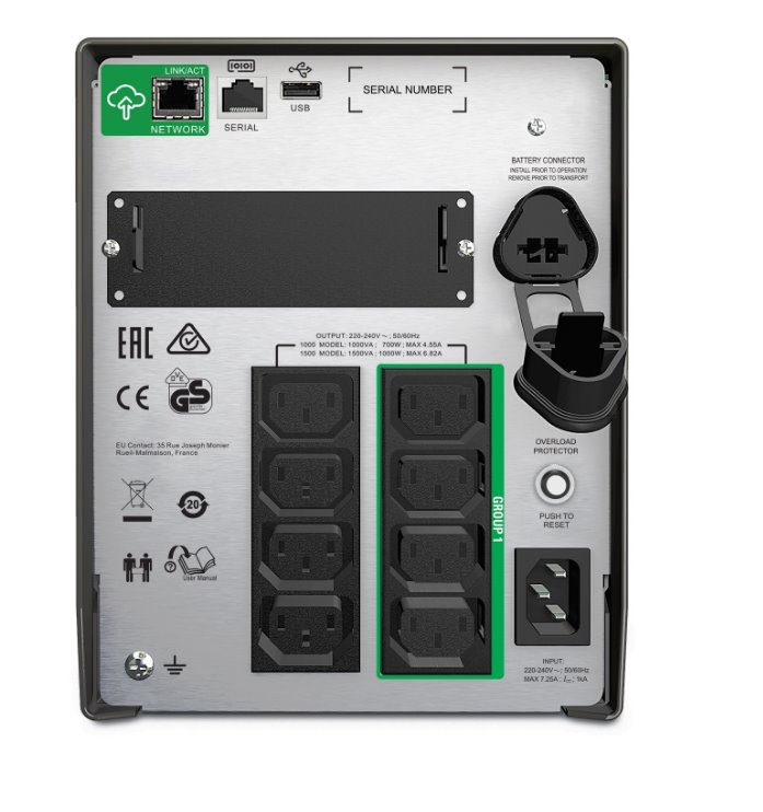APC Smart-UPS 1500 VA LCD 230V so SmartConnect