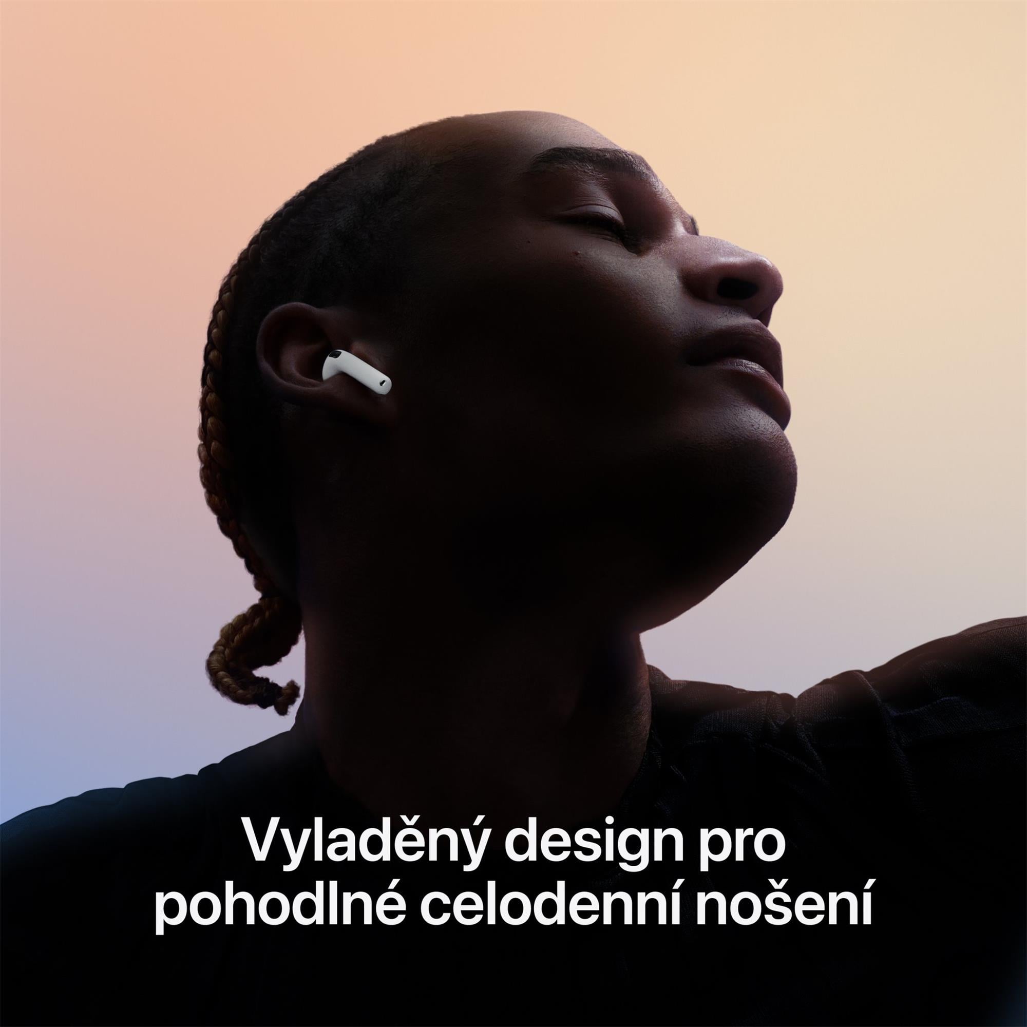 Apple AirPods 4 s aktivním potlačováním hluku (ANC) (MXP93ZM/A)
