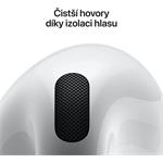 Apple AirPods 4 s aktivním potlačováním hluku (ANC)