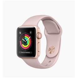 APPLE Apple Watch Series 3 38mm Gold Aluminium Case with Pink Sand Sport Band
