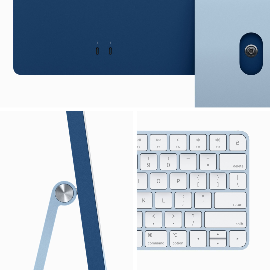 Apple iMac 24" M3 CZ Modrý (MQRC3CZ/A)