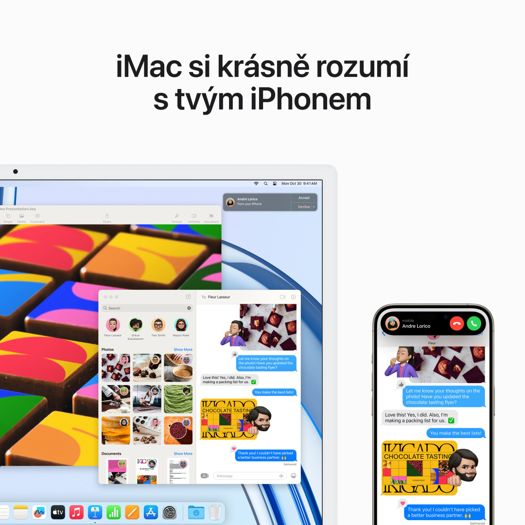 Apple iMac 24" M3 CZ Modrý (MQRR3CZ/A)