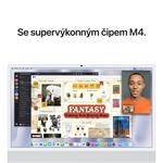 Apple iMac 24" M4 čip 10jadrový CPU/10jadrový GPU,16 GB,512 GB SSD,Strieborný