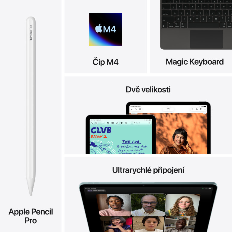 Apple iPad Air M4 11" Wi-Fi 128 GB, fialový