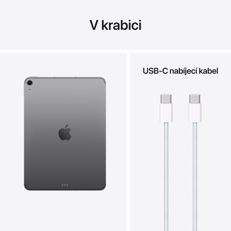 Apple iPad Air M4 11" Wi-Fi + Cellular 1TB, sivý