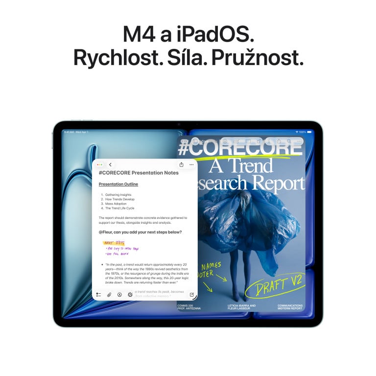 Apple iPad Air M4 13" Wi-Fi 128 GB, modrý