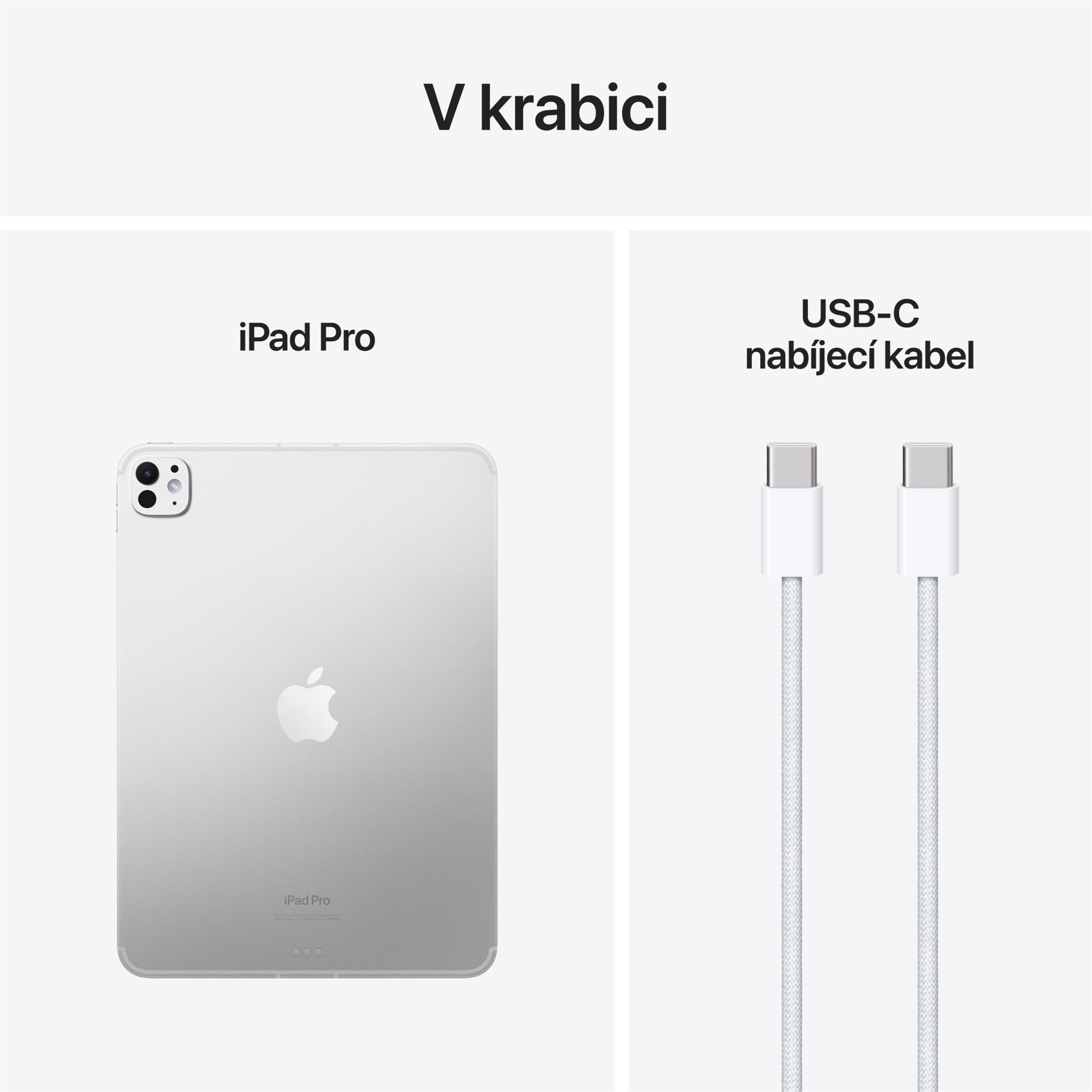 Apple iPad Pro M4 2024 11" Wi-Fi + Cellular 1TB strieborný (MVW63HC/A)
