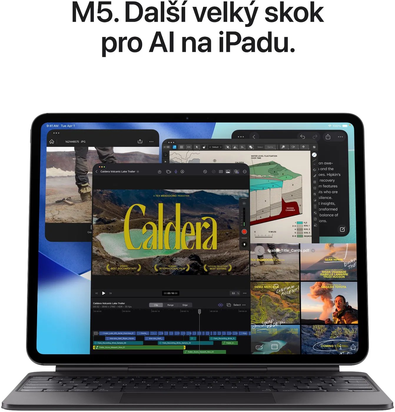 Apple iPad Pro M5 13" Wi-Fi + Cellular 1TB s nanotextúrou, strieborný