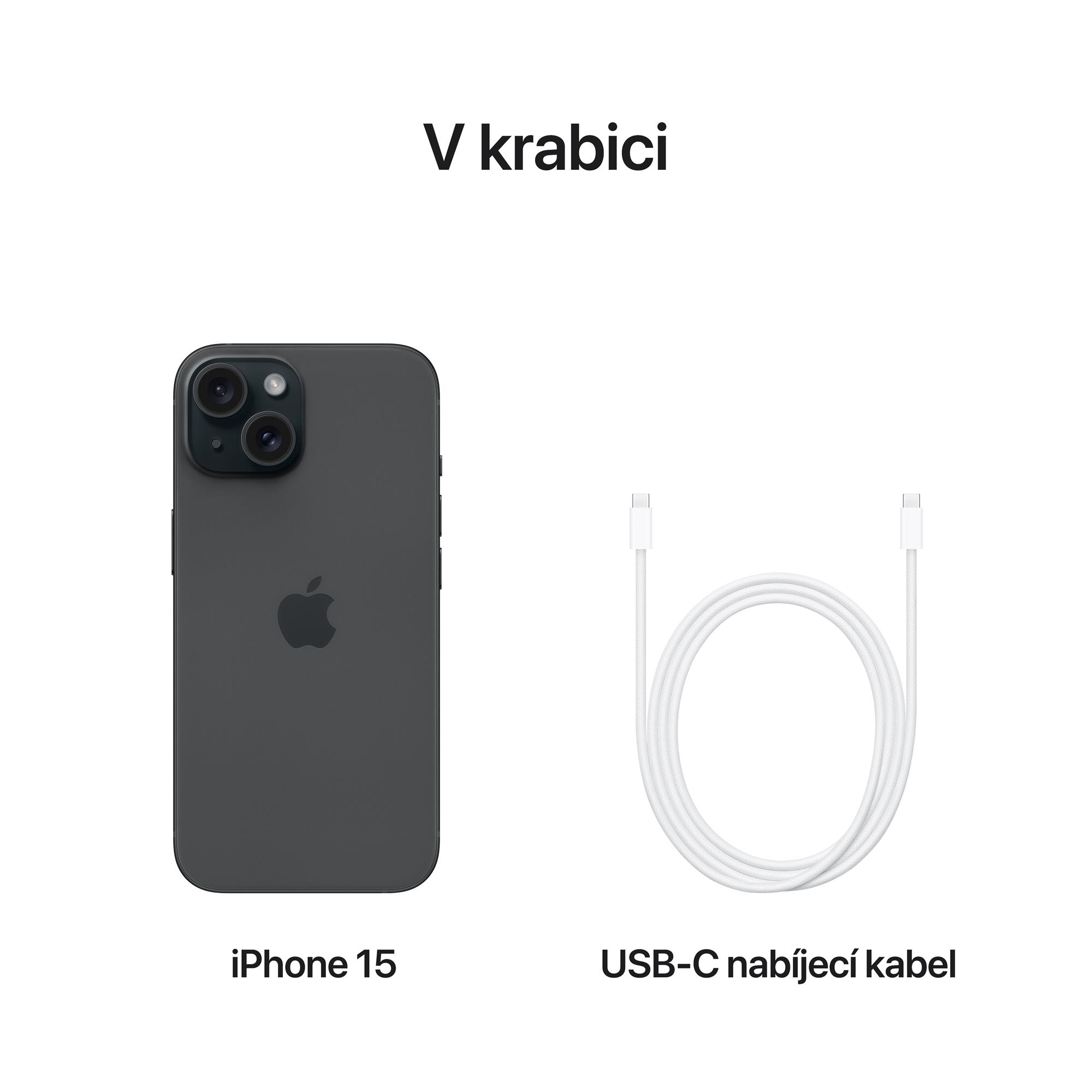 Apple iPhone 15 256 GB čierny