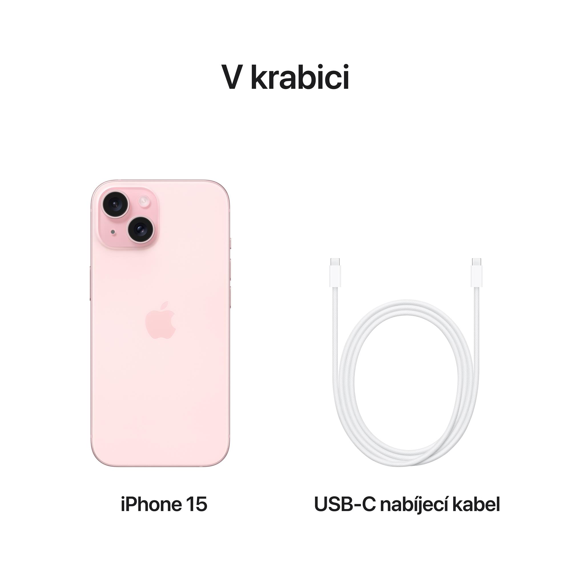 Apple iPhone 15 512 GB ružový