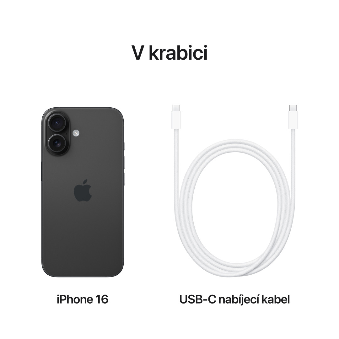 Apple iPhone 16 256 GB čierny