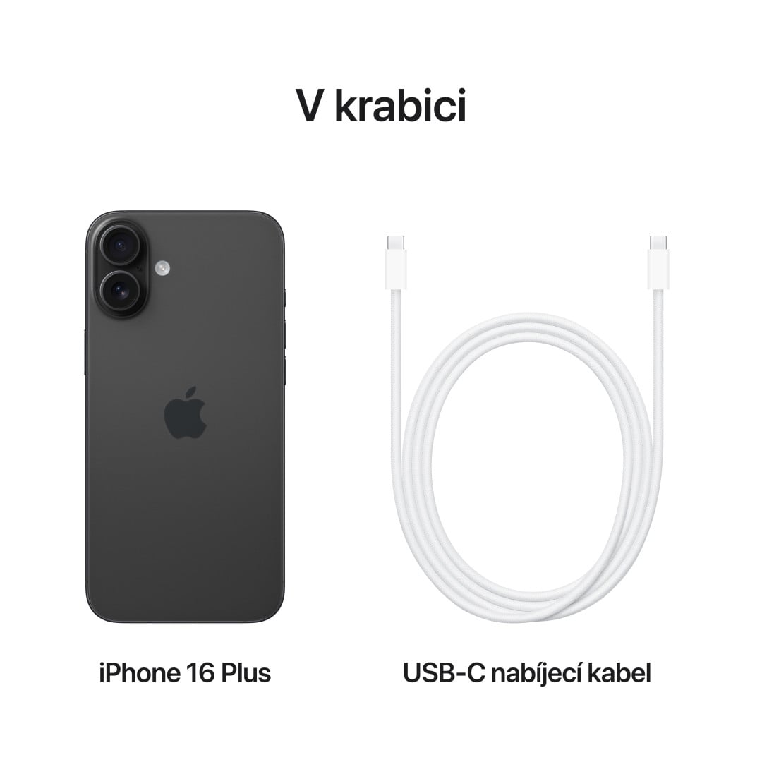Apple iPhone 16 Plus 256 GB čierny