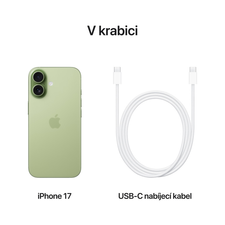 Apple iPhone 17 256GB zelená