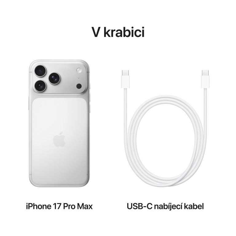 Apple iPhone 17 Pro Max 256GB stříbrná