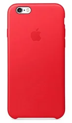 APPLE iPhone 6S Leather Case - PRODUCT RED (mkxx2zm)