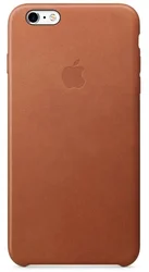 APPLE iPhone 6S Leather Case - Saddle Brown (mkxt2zm/a)