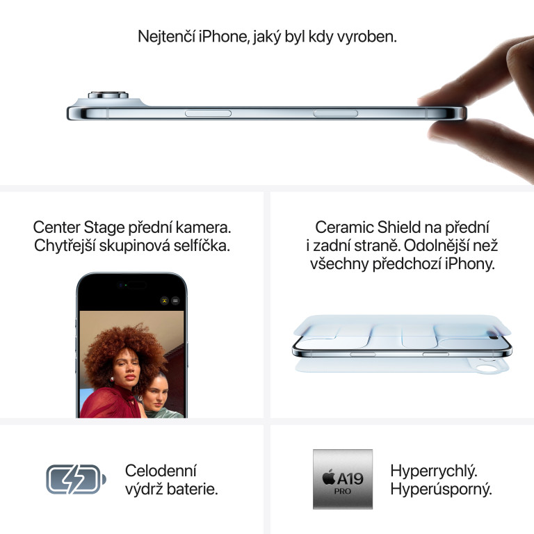 Apple iPhone Air 512 GB svetlo zlatý
