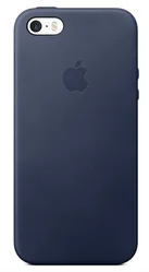 APPLE iPhone SE Leather Case - Midnight Blue (mmhg2zm/a)