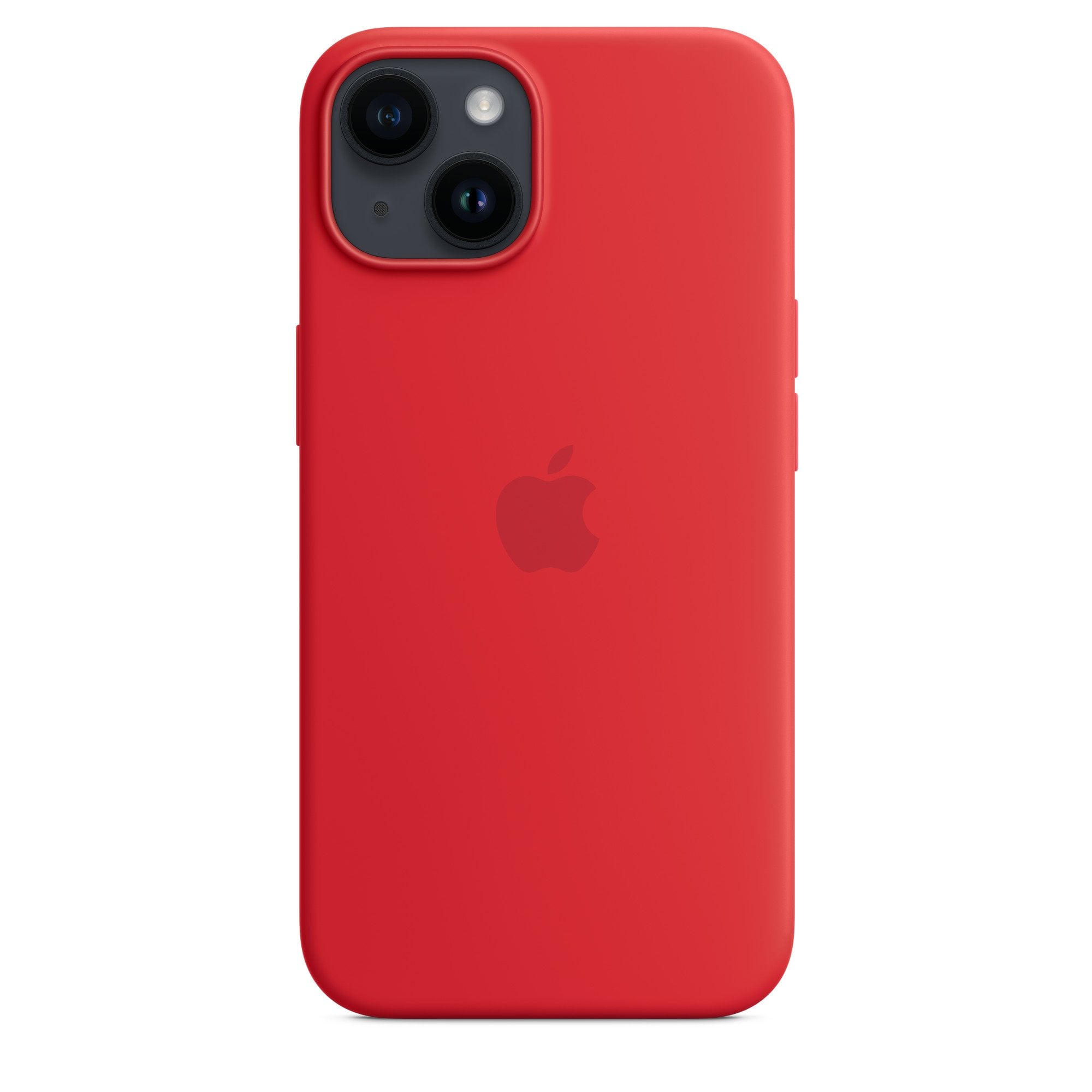 Apple iPhone silikonový kryt s MagSafe na iPhone 14, červený (PRODUCT)RED