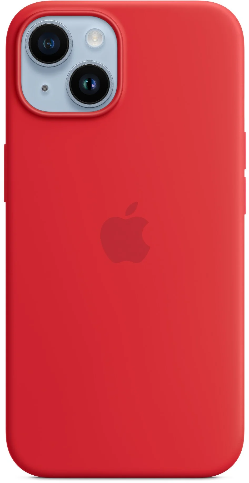 Apple iPhone silikonový kryt s MagSafe na iPhone 14, červený (PRODUCT)RED