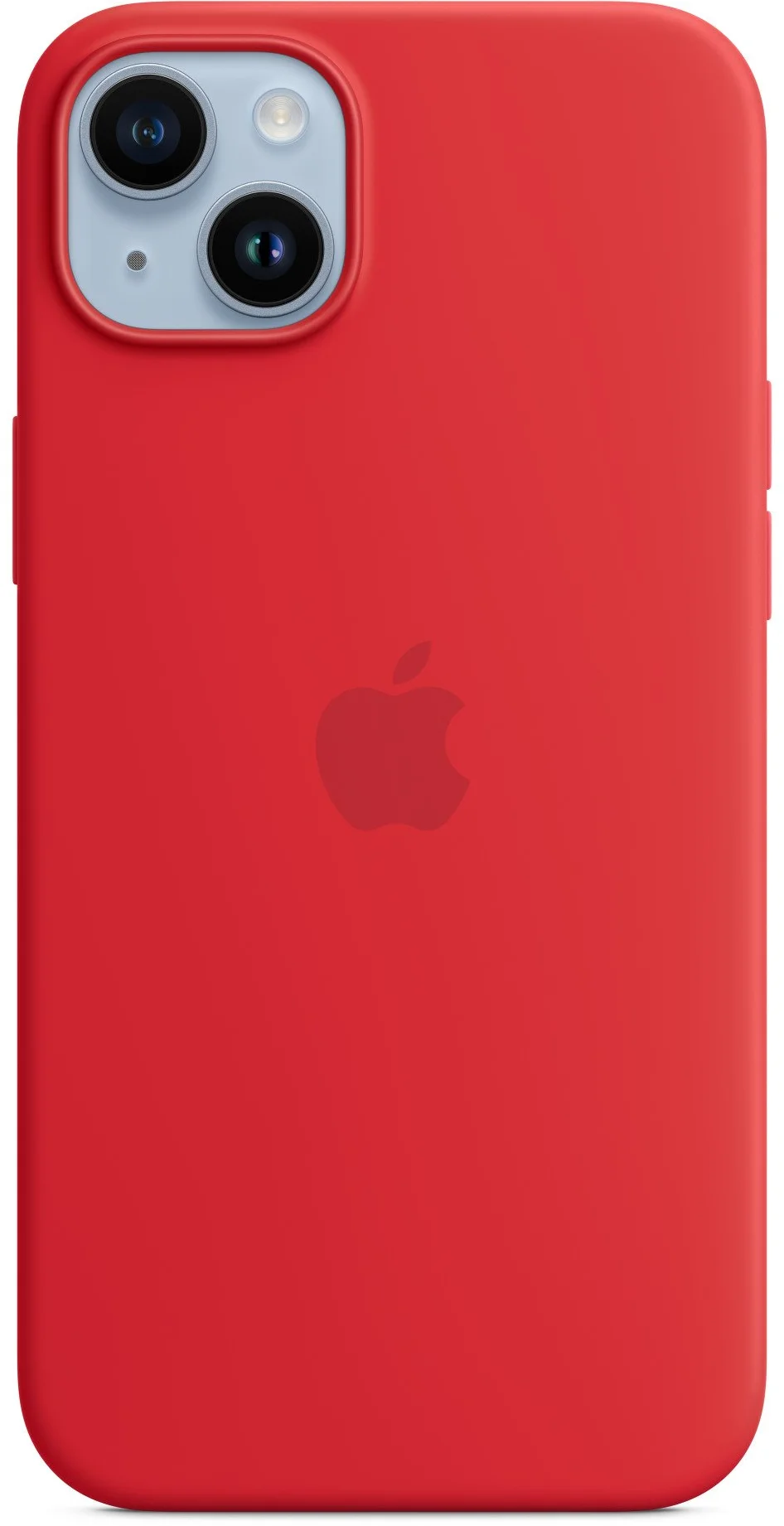 Apple iPhone silikonový kryt s MagSafe na iPhone 14 Plus, červený