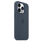 Apple iPhone silikonový kryt s MagSafe na iPhone 14 Pro, bouřkově modrý