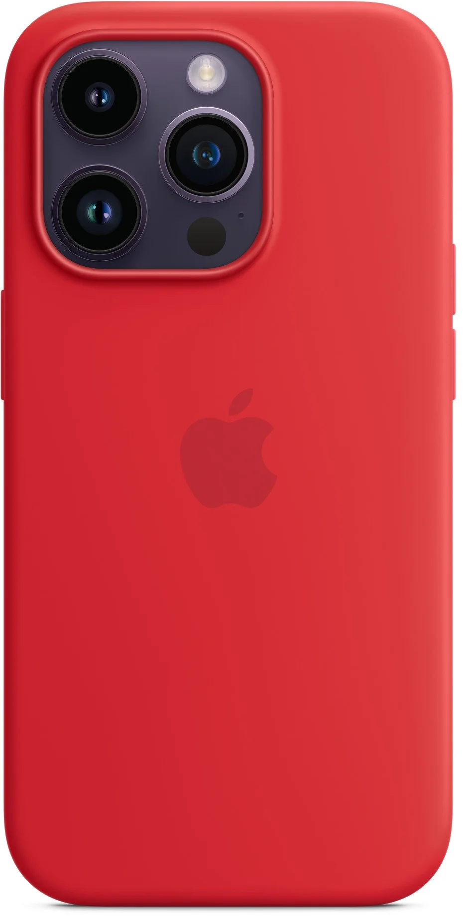 Apple iPhone silikonový kryt s MagSafe na iPhone 14 Pro, červený (PRODUCT)RED