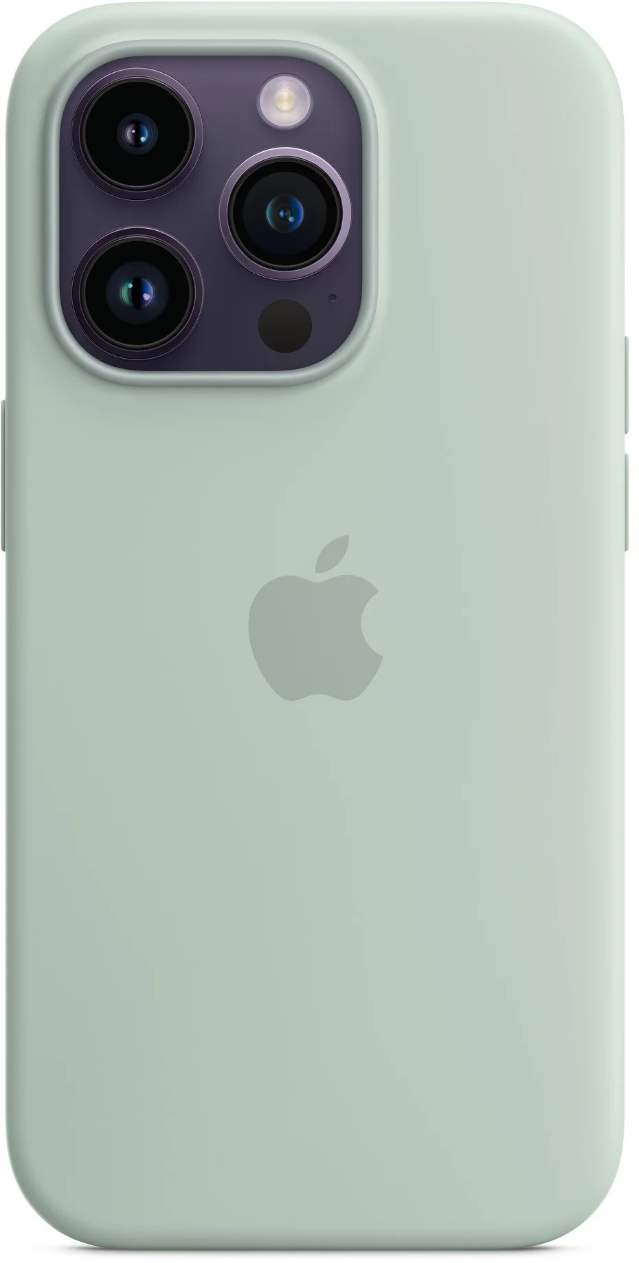 Apple iPhone silikonový kryt s MagSafe na iPhone 14 Pro, dužnatkově modrý