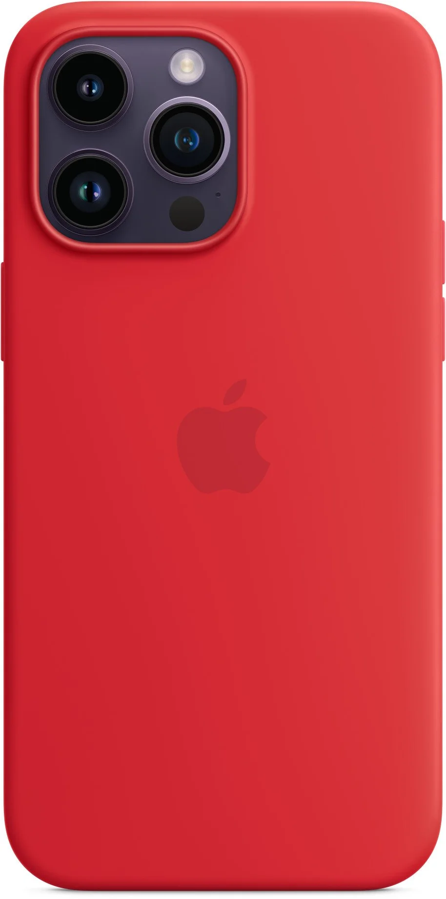 Apple iPhone silikonový kryt s MagSafe na iPhone 14 Pro Max, červený