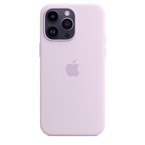 Apple iPhone silikonový kryt s MagSafe na iPhone 14 Pro Max, šeříkově modrý