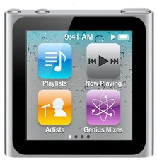 APPLE iPod nano 16GB - Stříbrná