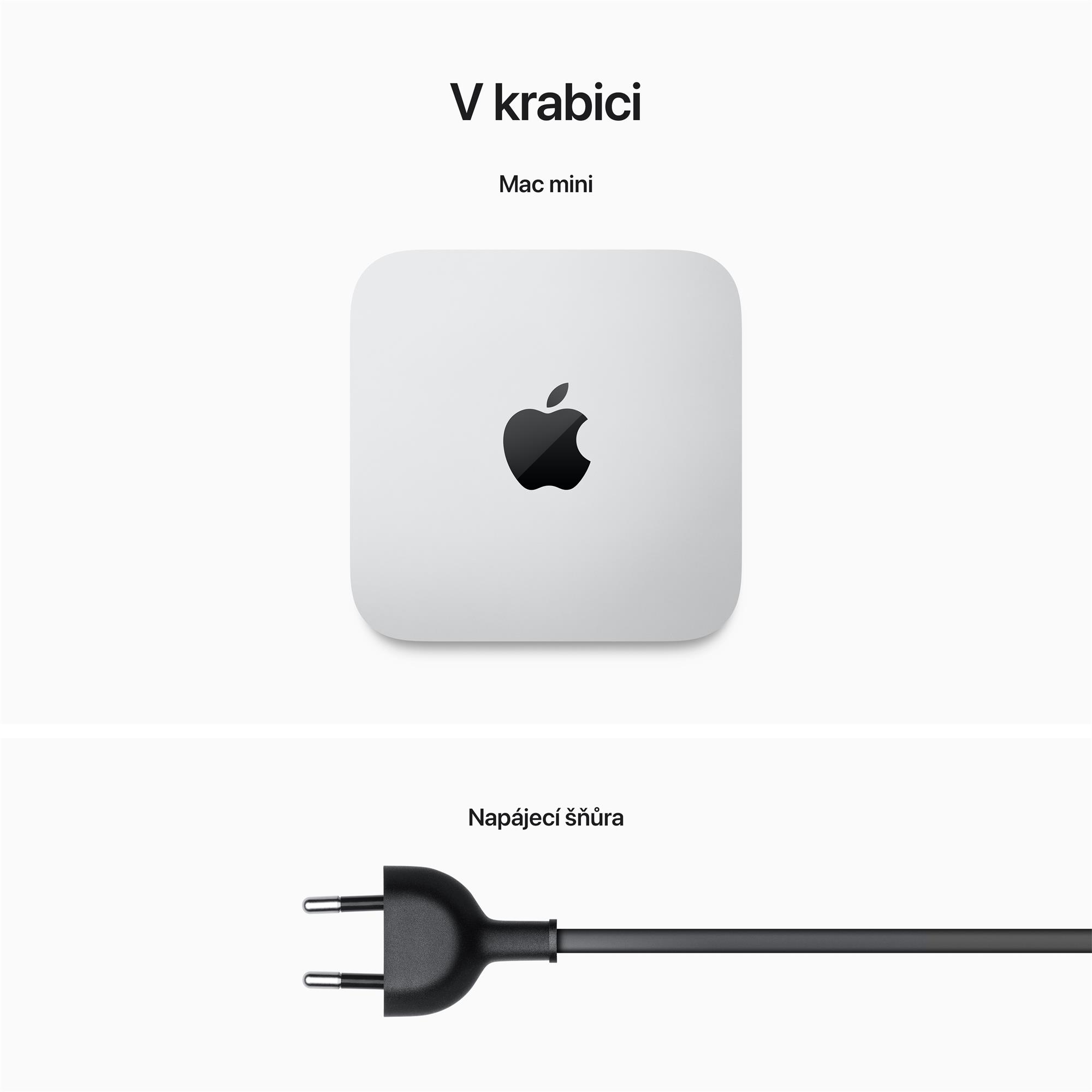 APPLE Mac mini,M2 8-jadrový CPU/10-jadrový GPU,8GB,512GB SSD (mmfk3cz/a)
