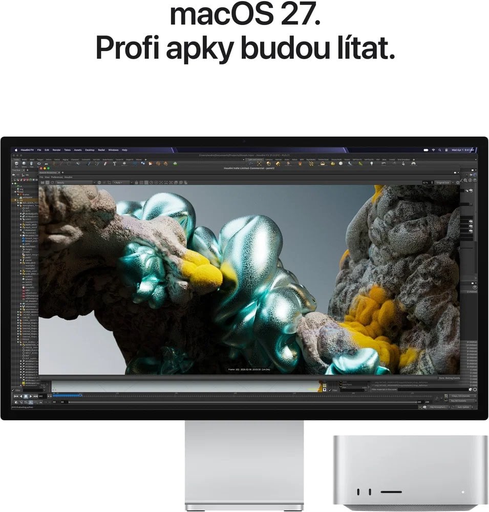 Apple Mac Studio, čip M5 Ultra, 30-jadrový procesor, 64-jadrový grafický procesor, 96 GB, 1 TB