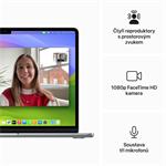 Apple MacBook Air 13'',M3 8-jadrový CPU/10-jadrový GPU,512 GB,16 GB,Vesmírne sivá (mxcr3cz/a)