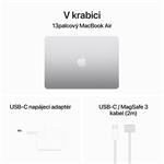 Apple MacBook Air 13'',M3 8-jadrový CPU/8-jadrový GPU,256 GB,8 GB,Strieborný (mrxq3cz/a)