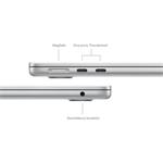 Apple MacBook Air 13'',M3 8-jadrový CPU/8-jadrový GPU,256 GB,8 GB,Strieborný (mrxq3cz/a)