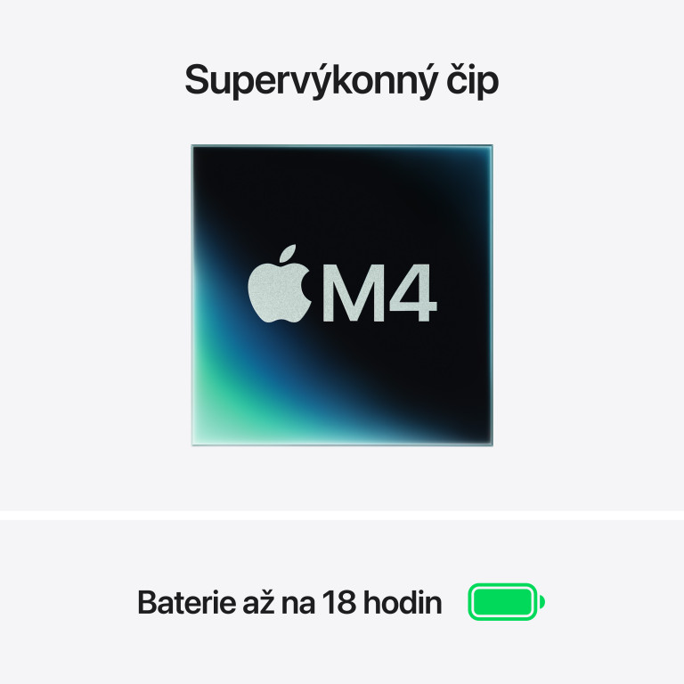 Apple MacBook Air 13, M4 16GB,256GB, silver, CZ znaky