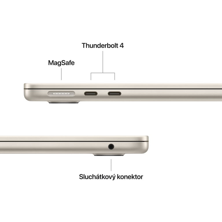 Apple MacBook Air 13" M5 16GB, 512GB SSD, hvězdně bílá
