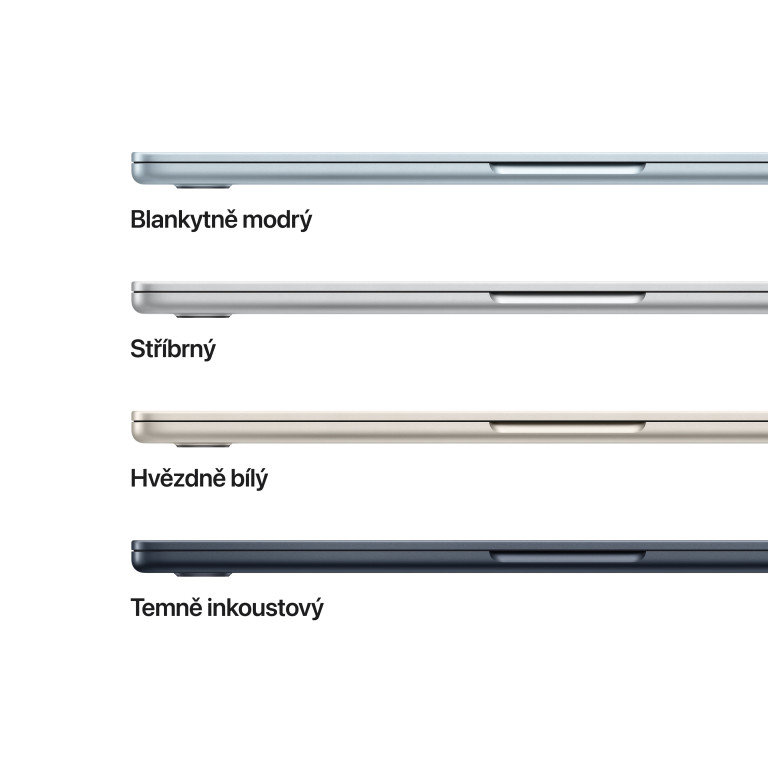 Apple MacBook Air 13" M5 24 GB, 1 TB SSD, polnočná čierna