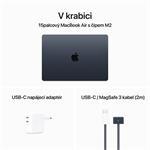 Apple MacBook Air 15",M2 8-core CPU/10-core GPU,8GB,512GB,Midnight,CZ (MQKX3CZ/A)