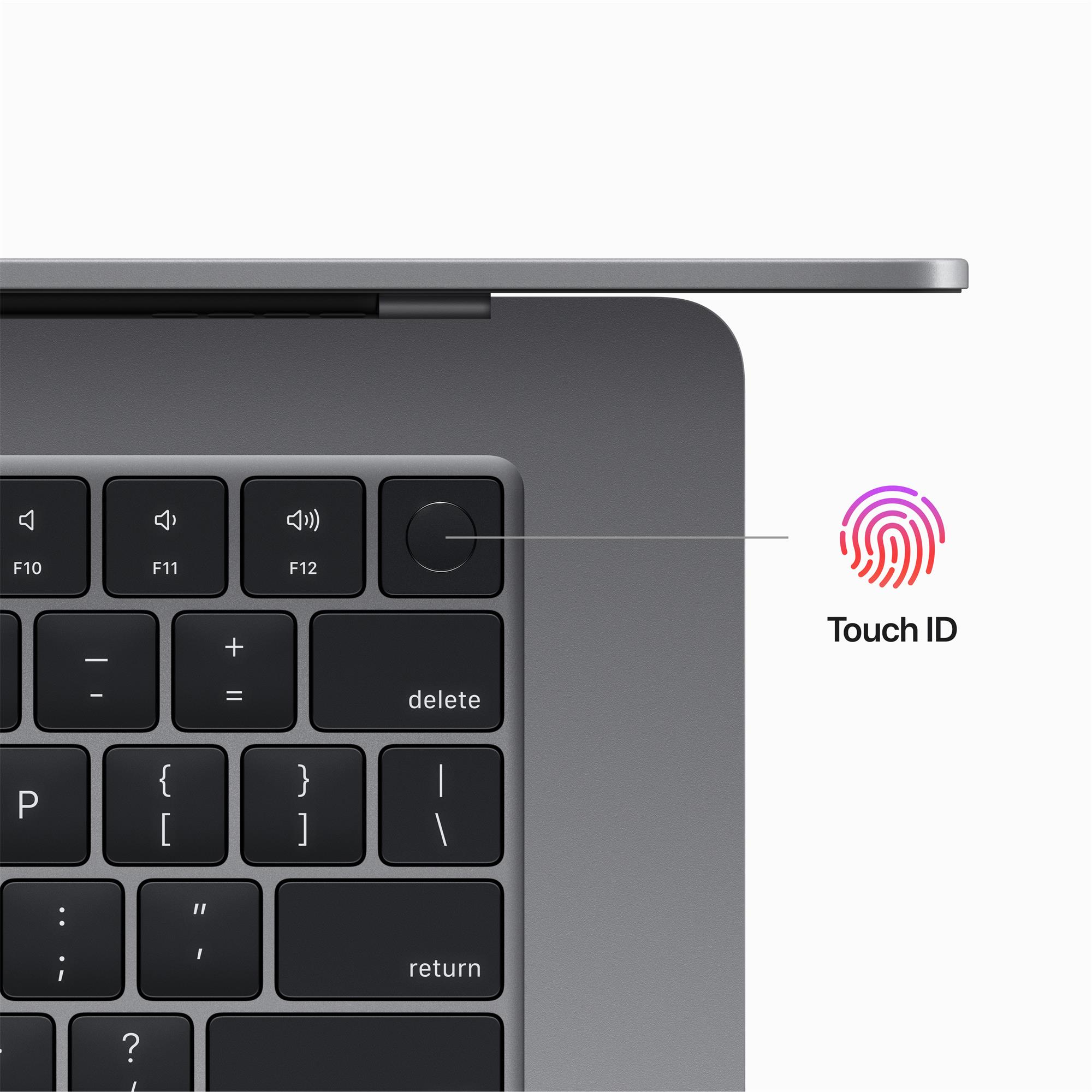 Apple MacBook Air 15",M2 8-jadrový CPU/10-jadrový GPU,8 GB,256 GB,Vesmírne sivá,CZ (MQKP3CZ/A)
