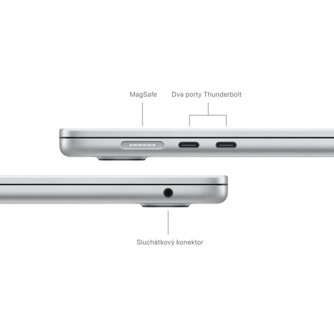 Apple MacBook Air 15'',M3 8-core CPU/10-core GPU,256GB,8GB,Silver (mryp3cz/a)