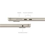 Apple MacBook Air 15'',M3 8-core CPU/10-core GPU,512GB,8GB,Starlight (mryt3cz/a)