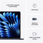 Apple MacBook Air 15" M4 16 GB/256 GB SSD, polnočná čierna, SK klávesnica