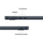 Apple MacBook Air 15,M4 16GB,256GB SSD - Midnight